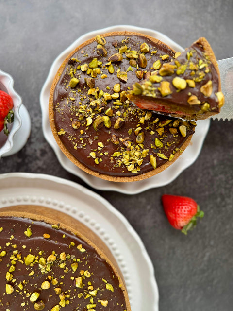 TARTA DUBÁI CON FRESAS