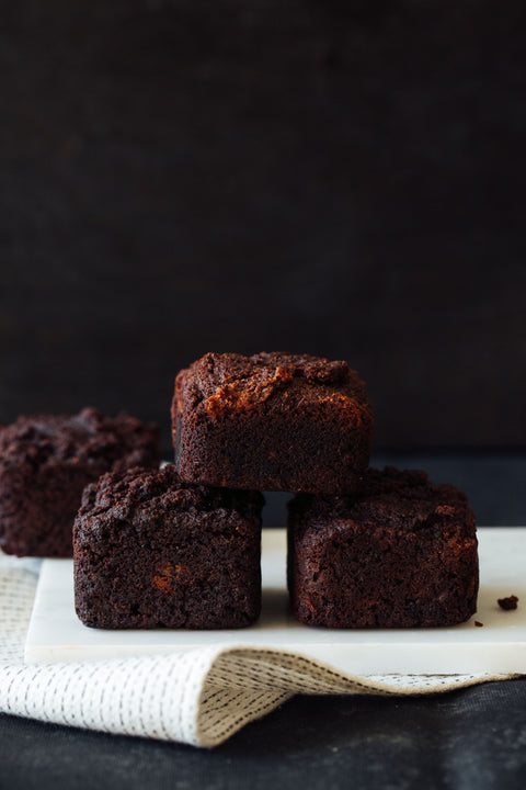 CUADRITO PALEO DE PLÁTANO CON CHOCOLATE