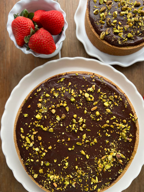 TARTA DUBÁI CON FRESAS