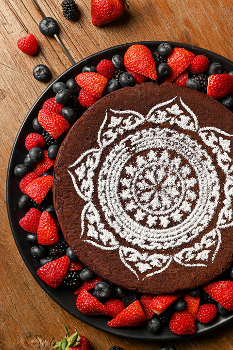 PASTEL DE CHOCOLATE SIN HARINA