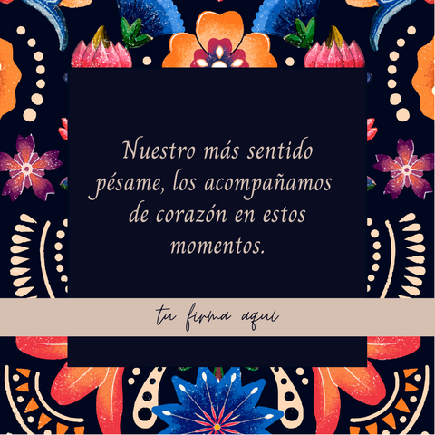 TARJETA PESAME