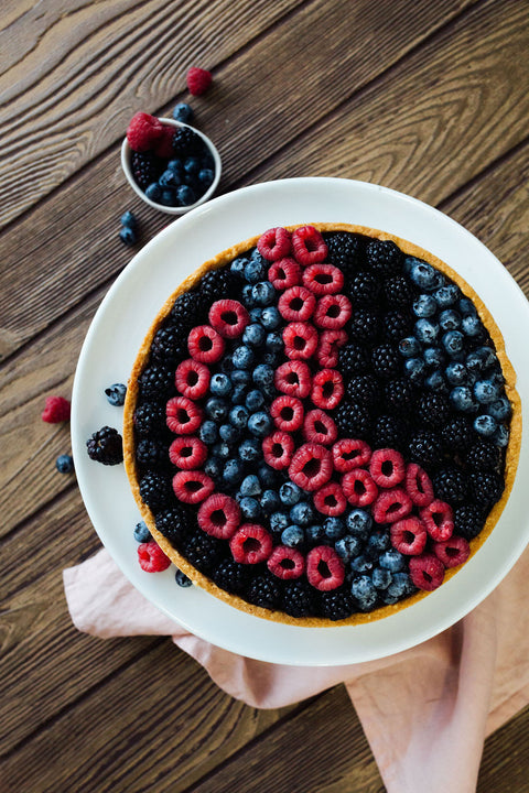 TARTA DE CHOCOLATE Y FRUTOS ROJOS