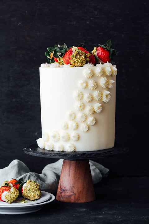 PASTEL DE VAINILLA CON QUESO CREMA