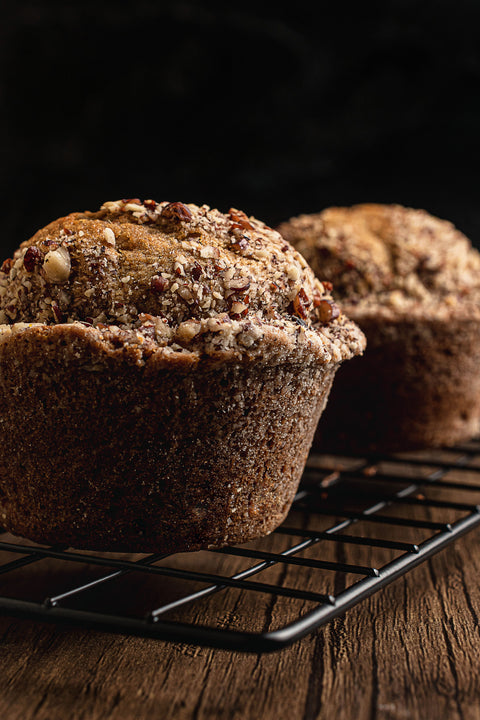 MUFFIN DE PLÁTANO Y NUTELLA