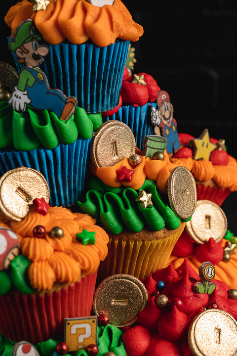 TORRE MUFFINS MARIO BROS