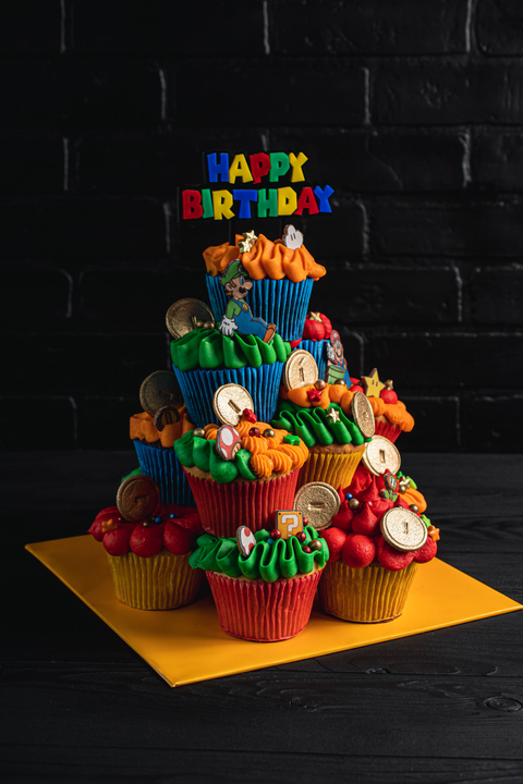TORRE MUFFINS MARIO BROS