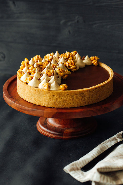 TARTA CACAHUATE Y CHOCOLATE