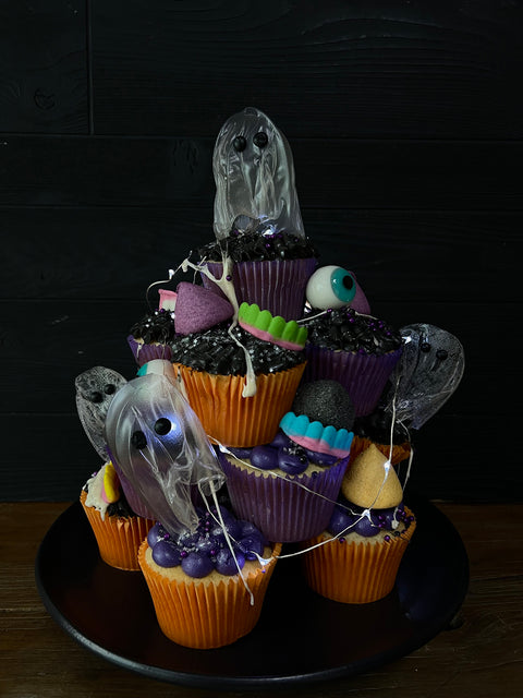 TORRE MUFFINS FANTASMAS