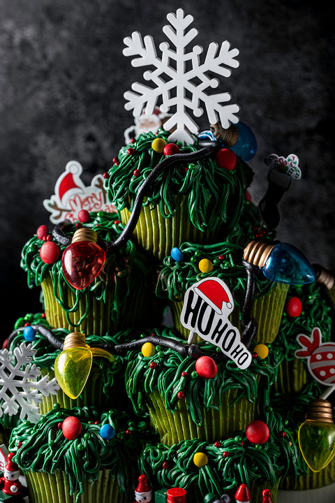 TORRE MUFFINS NAVIDEÑA