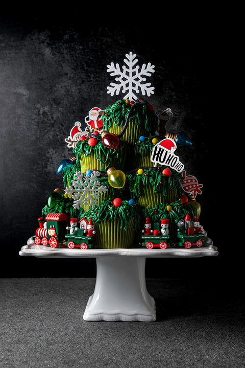 TORRE MUFFINS NAVIDEÑA