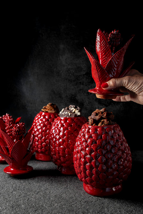 PIÑA DE BARRO VIDRIADO